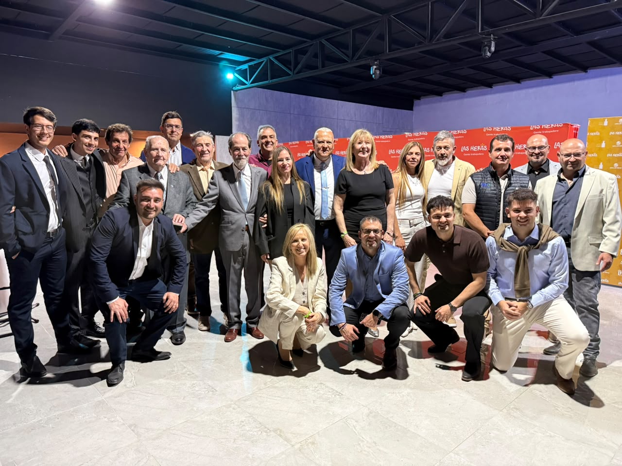 Integrantes de CIPA Las Heras en un evento